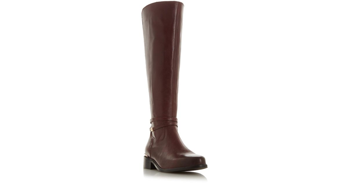 dune pixie boots burgundy