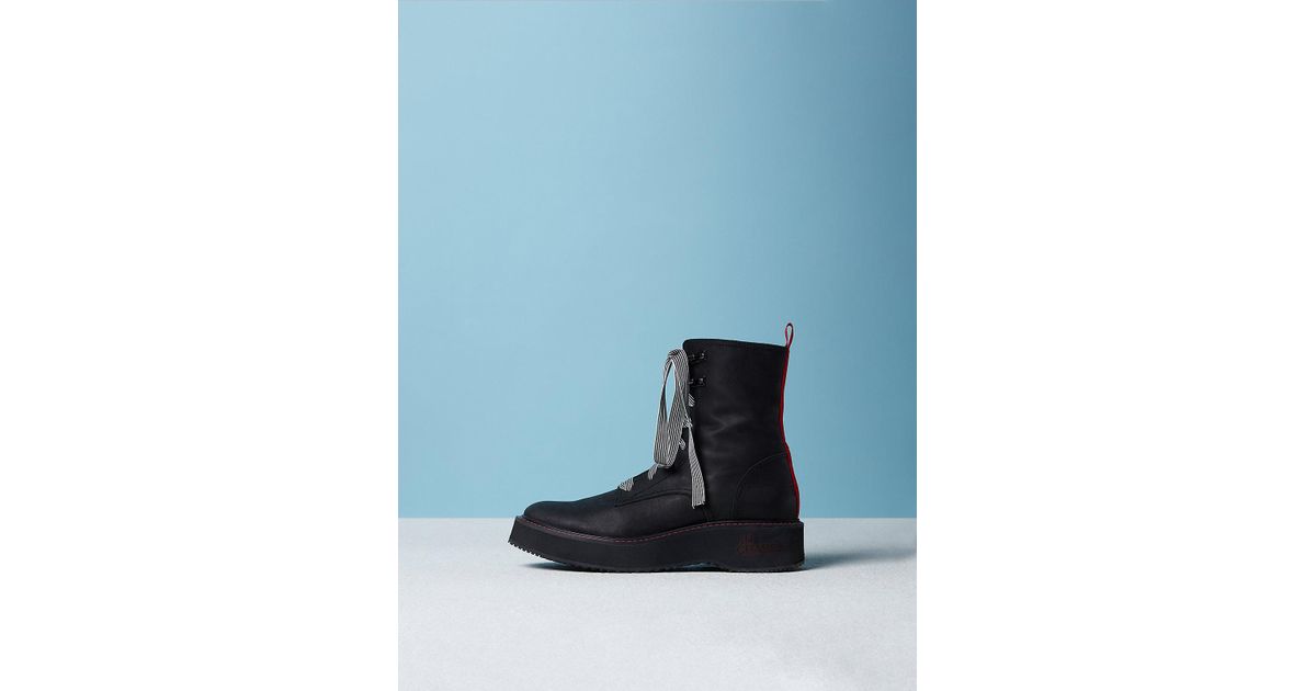 dvf combat boots