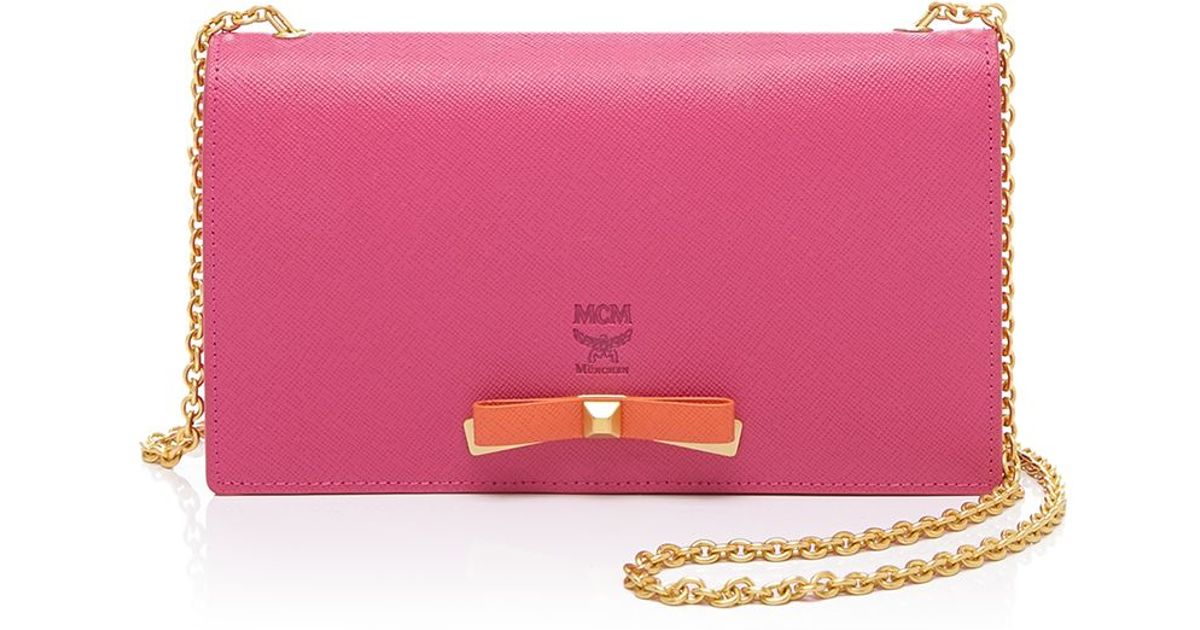 mcm chain purse