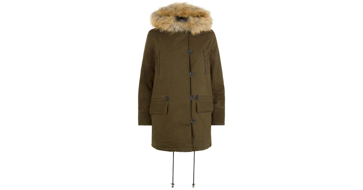 maje parka coat