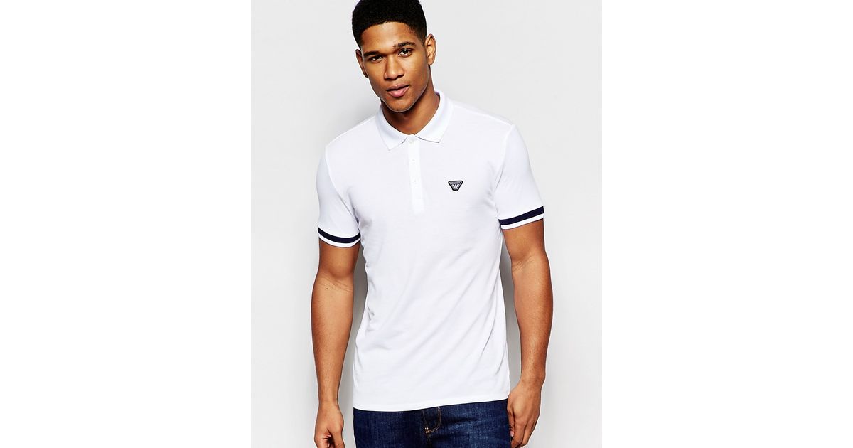 jeans and white polo