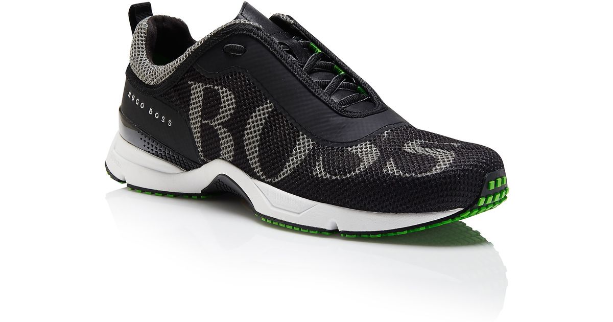 BOSS Green 'velox' | Mesh Logo Sneakers 