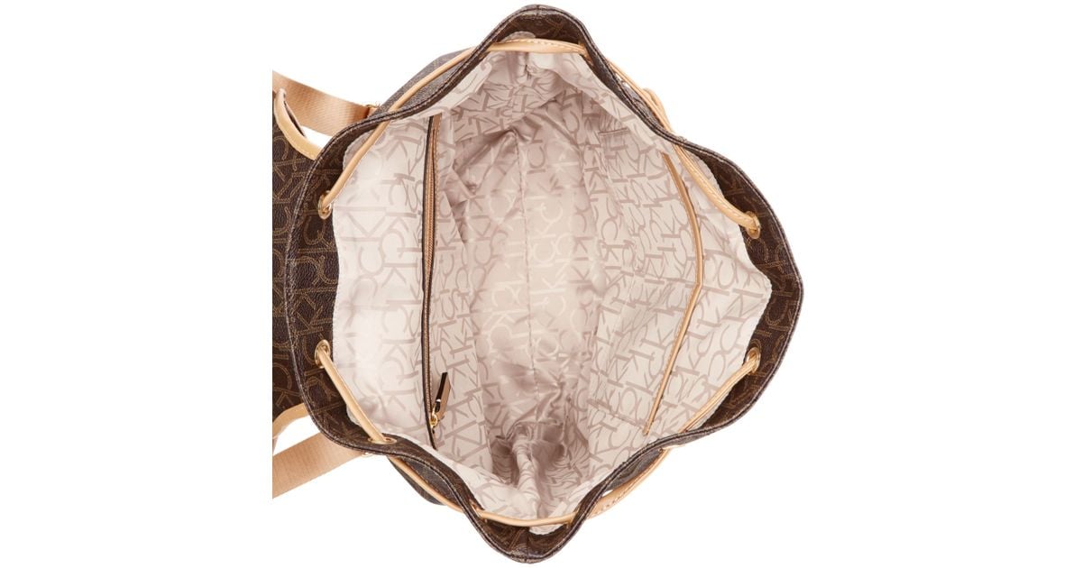 calvin klein hudson monogram backpack