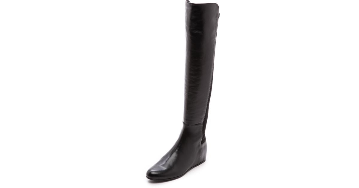 stuart weitzman hidden wedge boots