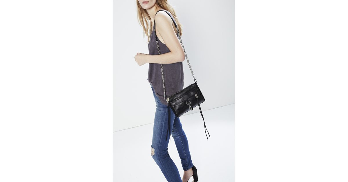 rebecca minkoff mini mac crossbody black