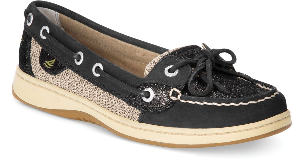 Sperry Top-Sider Women'S Angelfish Boat Shoes in Black | Lyst