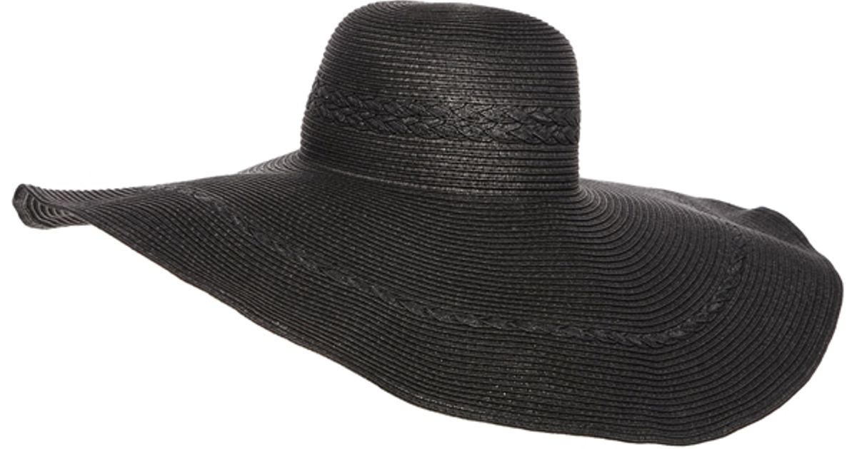 oversized black hat