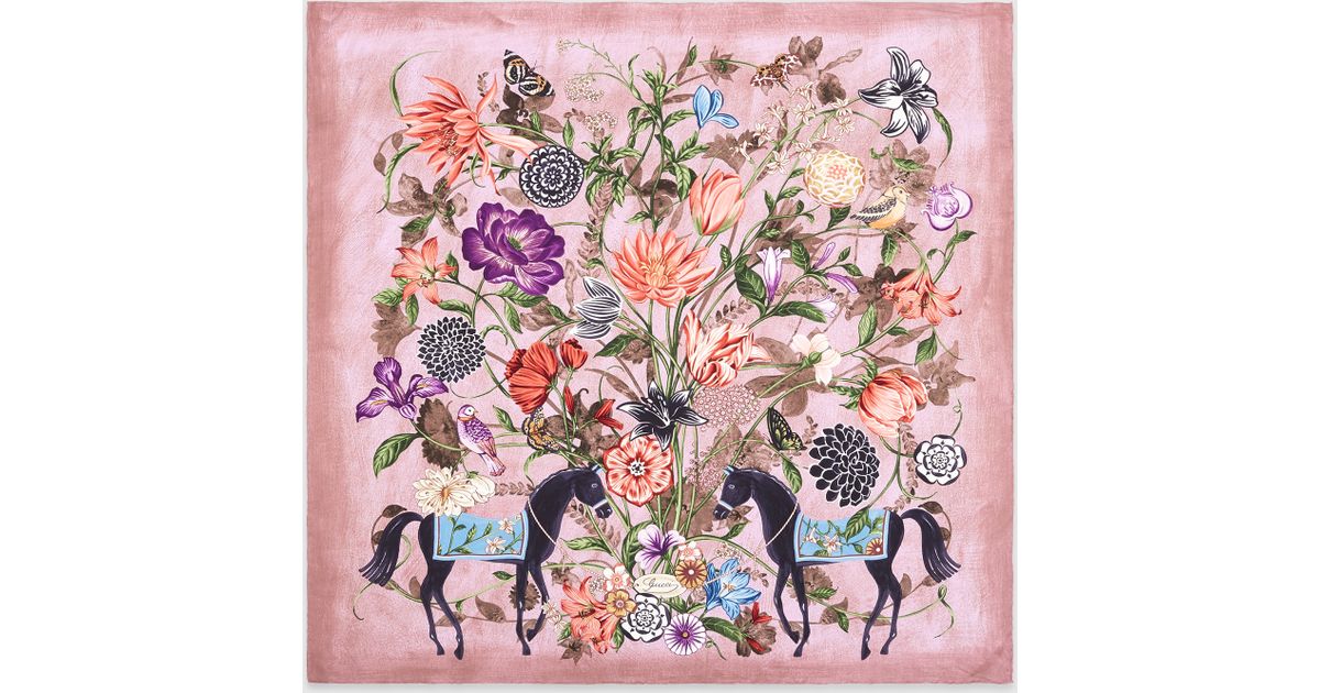 gucci garden scarf