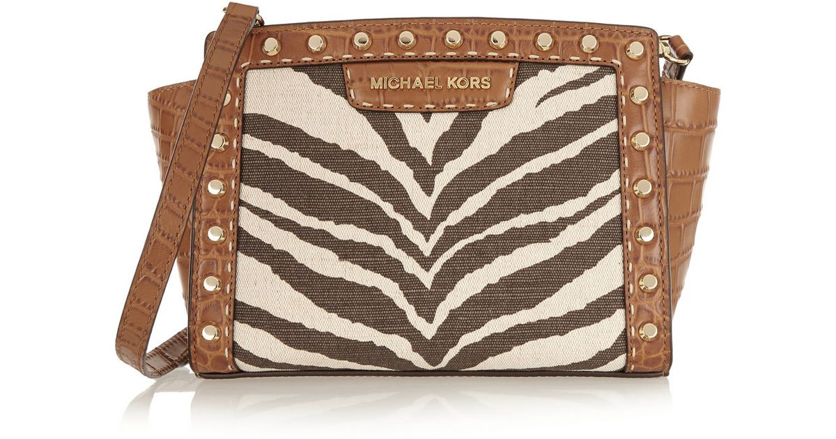 michael kors zebra print bag