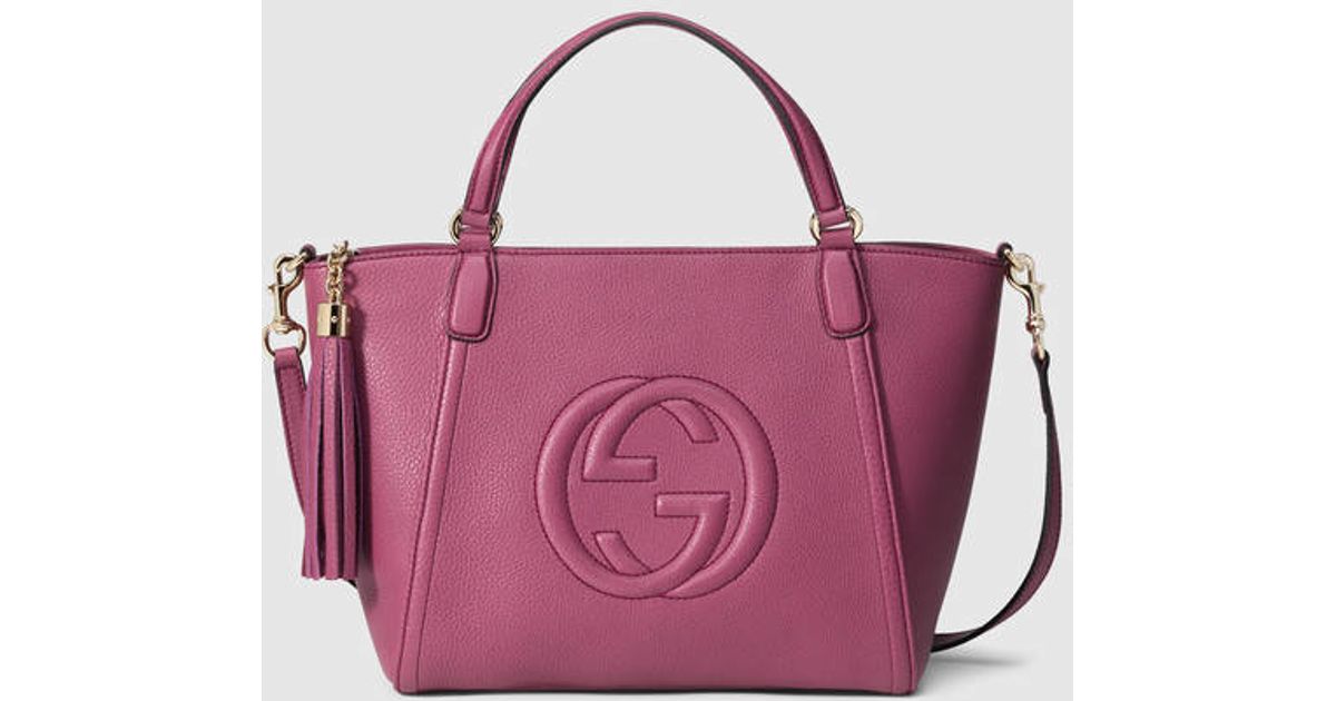 gucci soho top handle bag