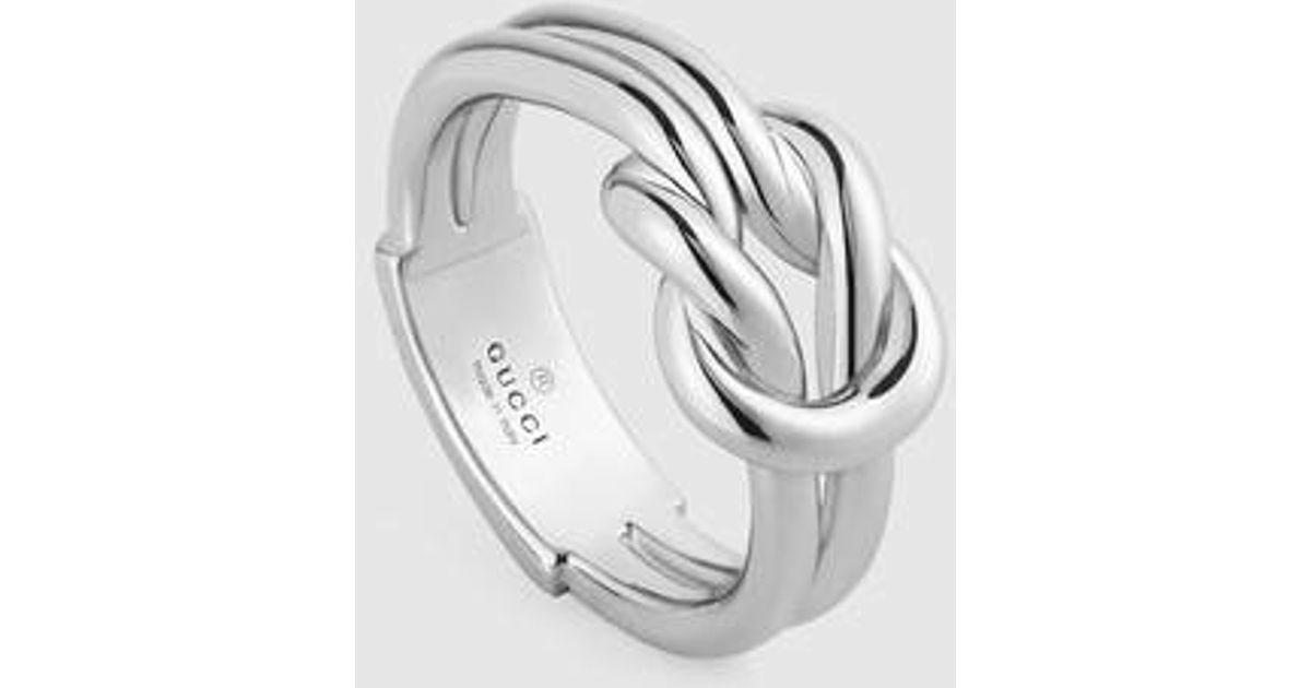 gucci piccolo knot ring