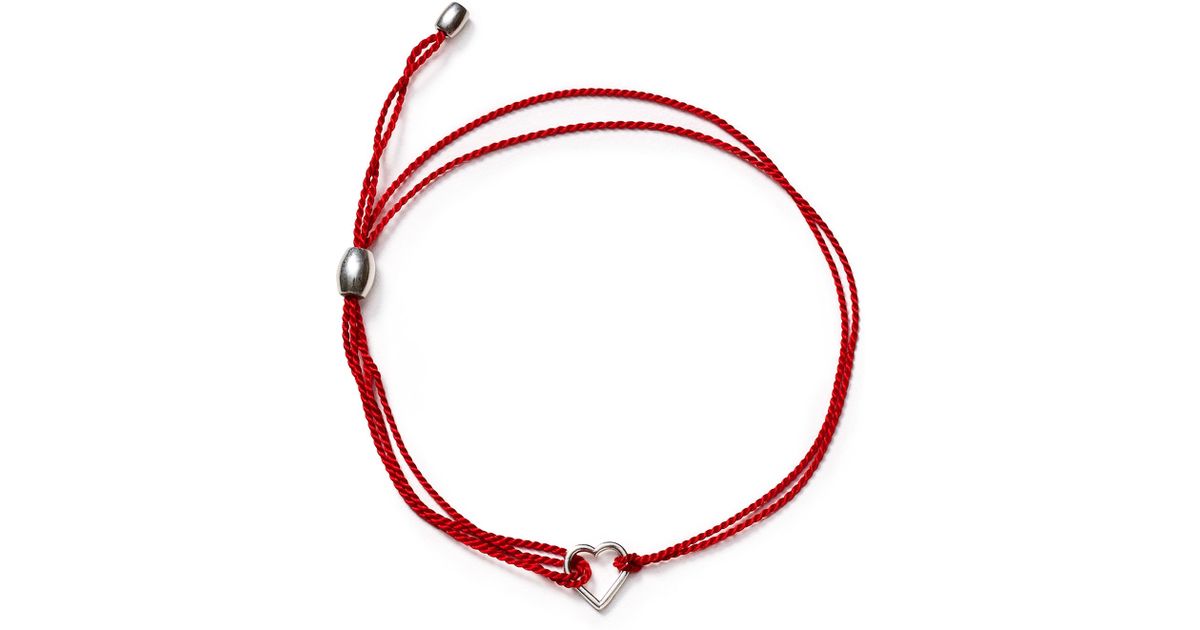 ALEX AND ANI Silk Kindred Cord (red 