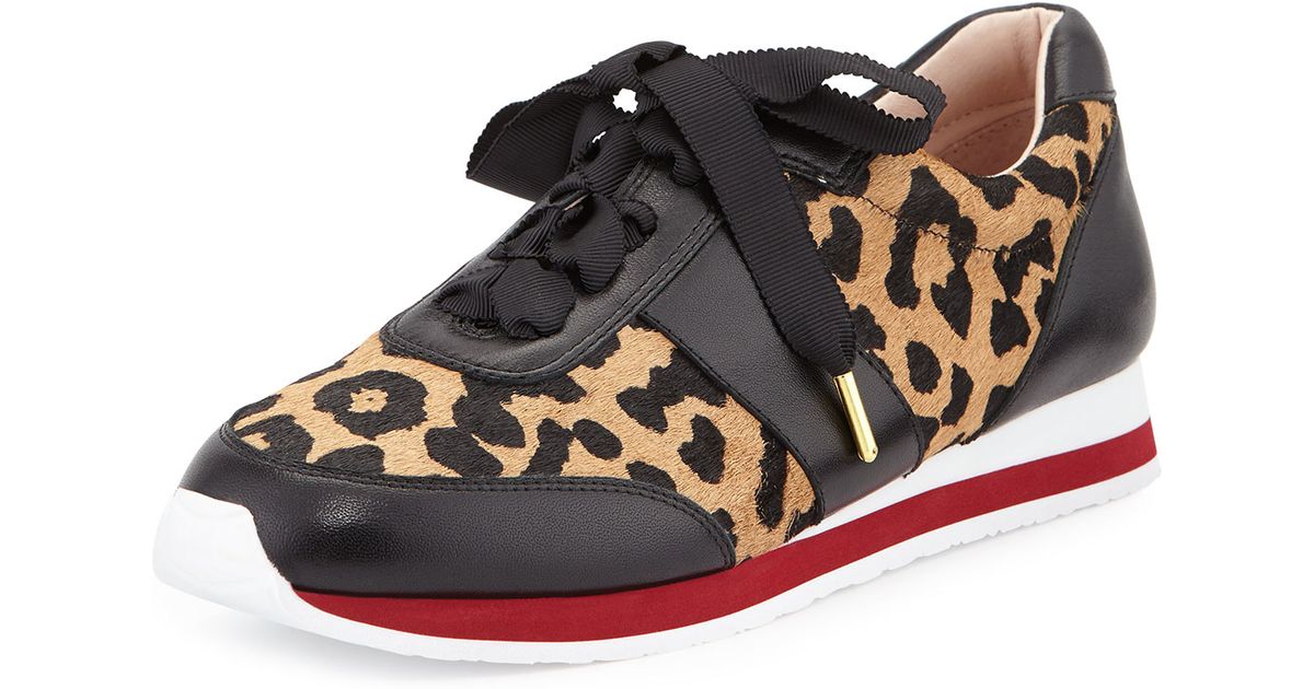 kate spade leopard tennis shoes