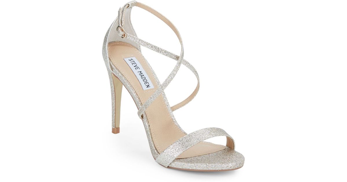 madden glitter sandals