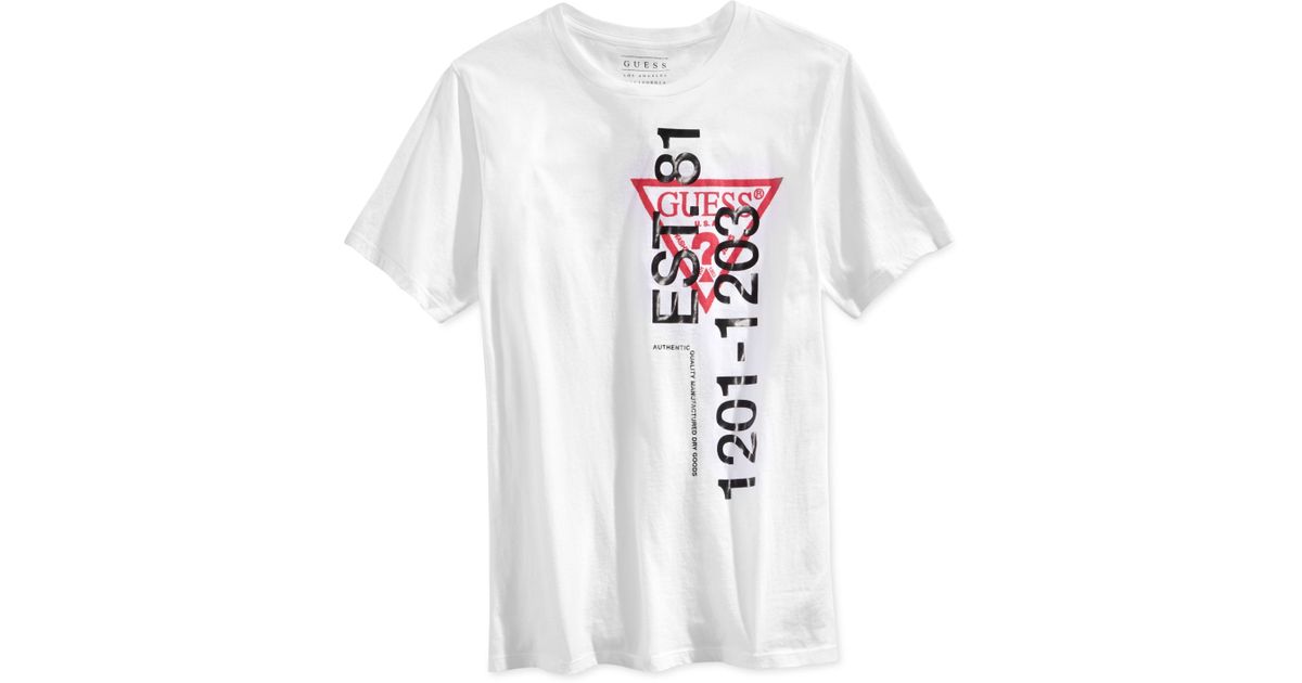 mens guess tshirt