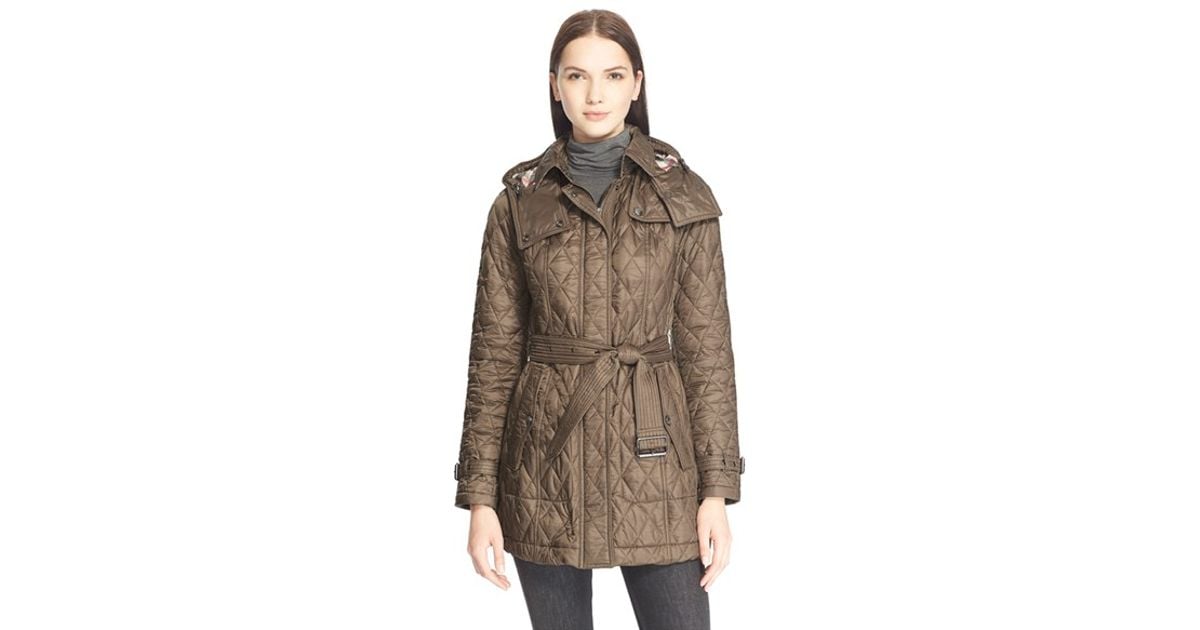 finsbridge belted quilted jacket