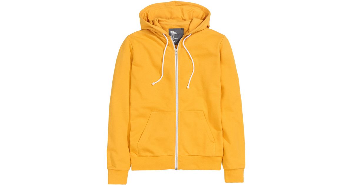 yellow jacket with hood