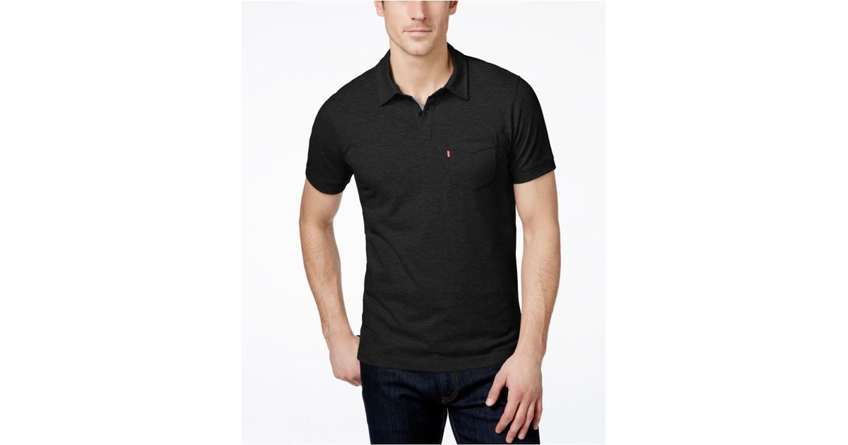 levi's red polo shirt