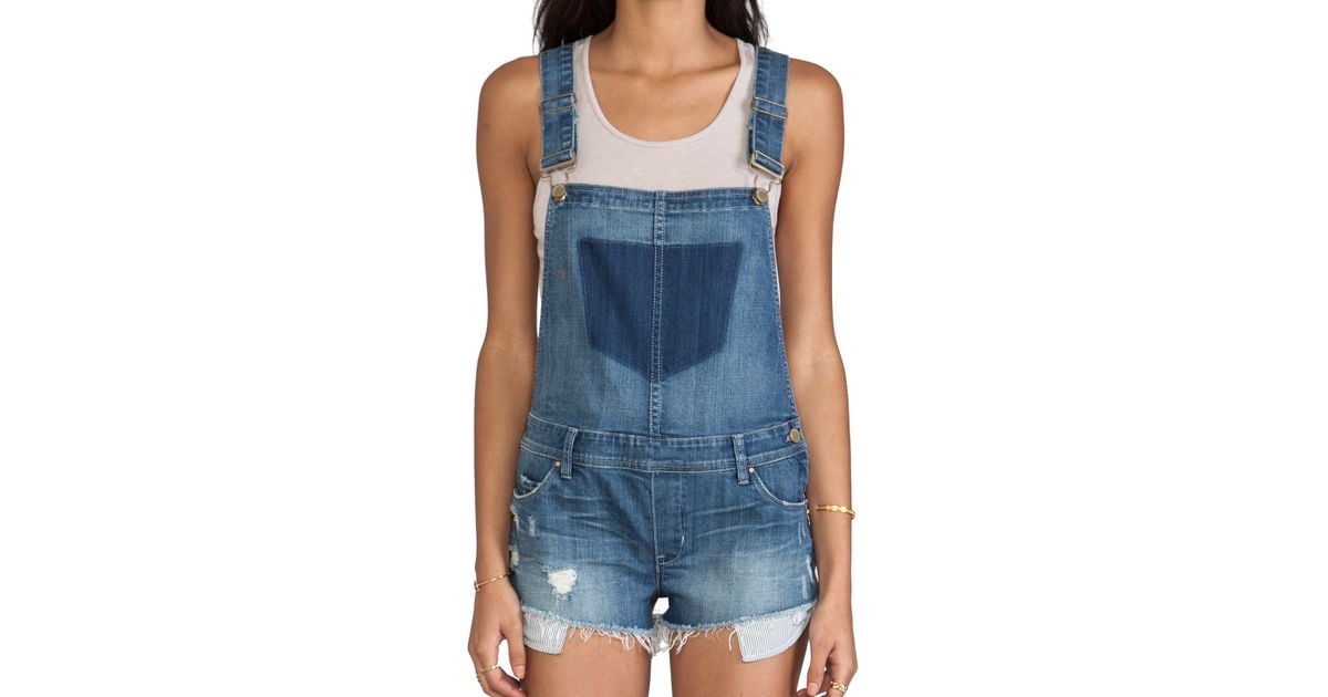 blank nyc overalls shorts