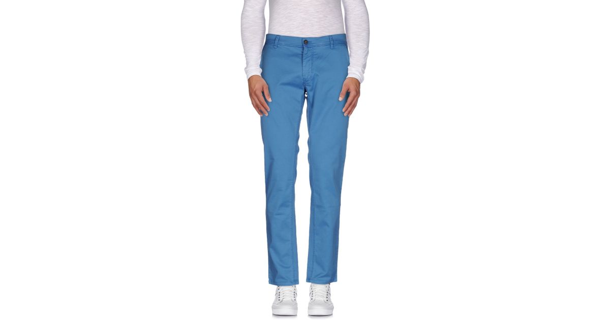 Antony morato Casual Trouser in Blue for Men (Azure) | Lyst