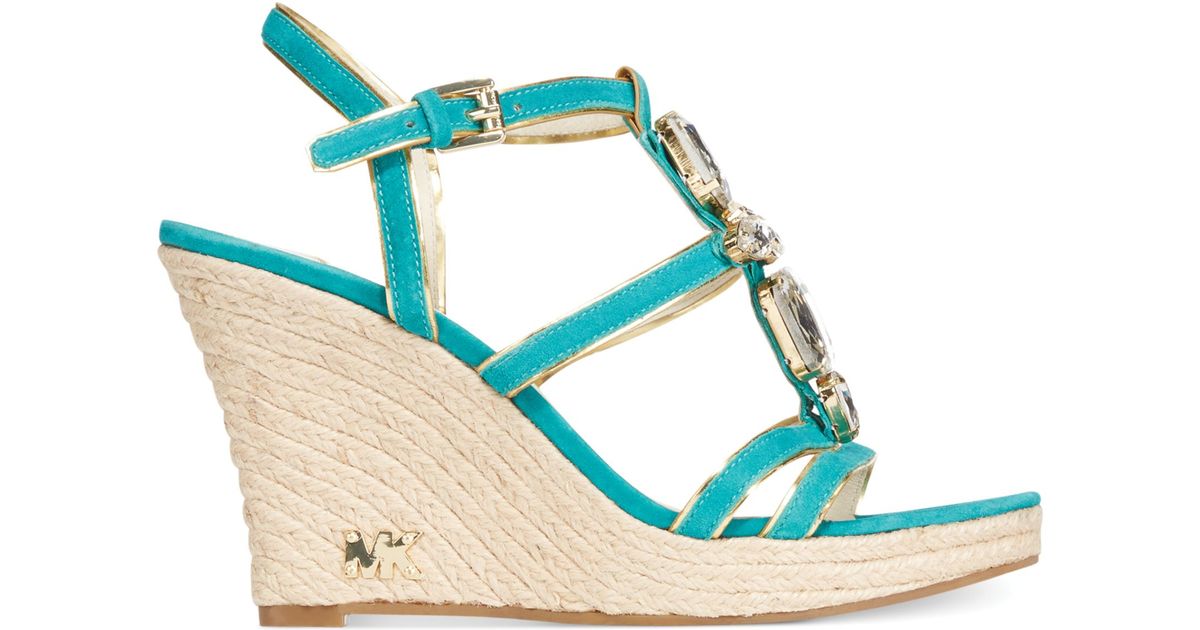 aqua wedge sandals