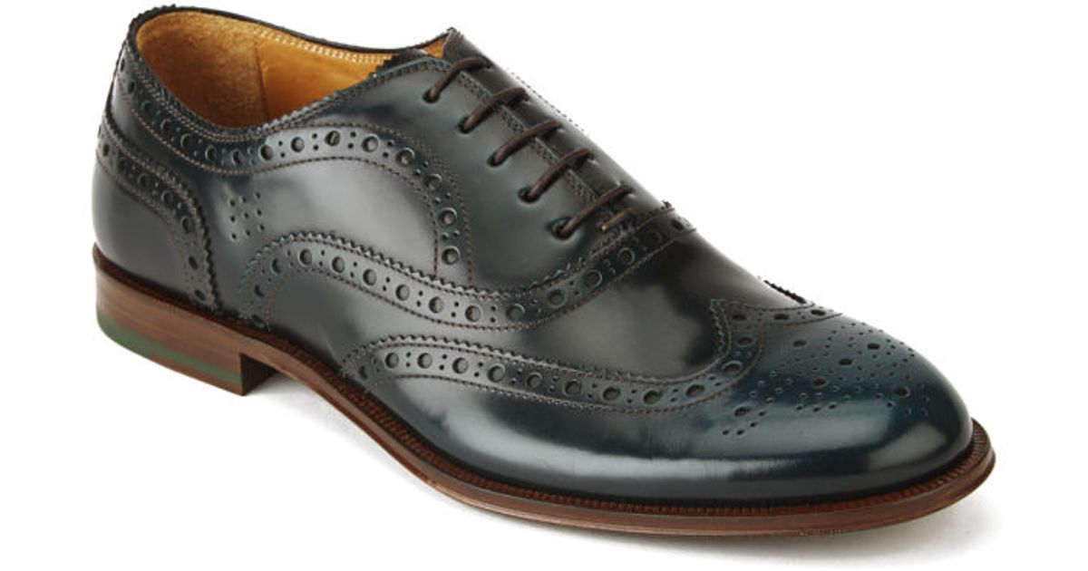 green brogues mens