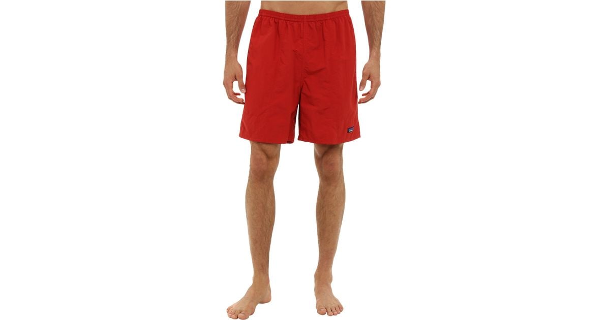 red patagonia baggies