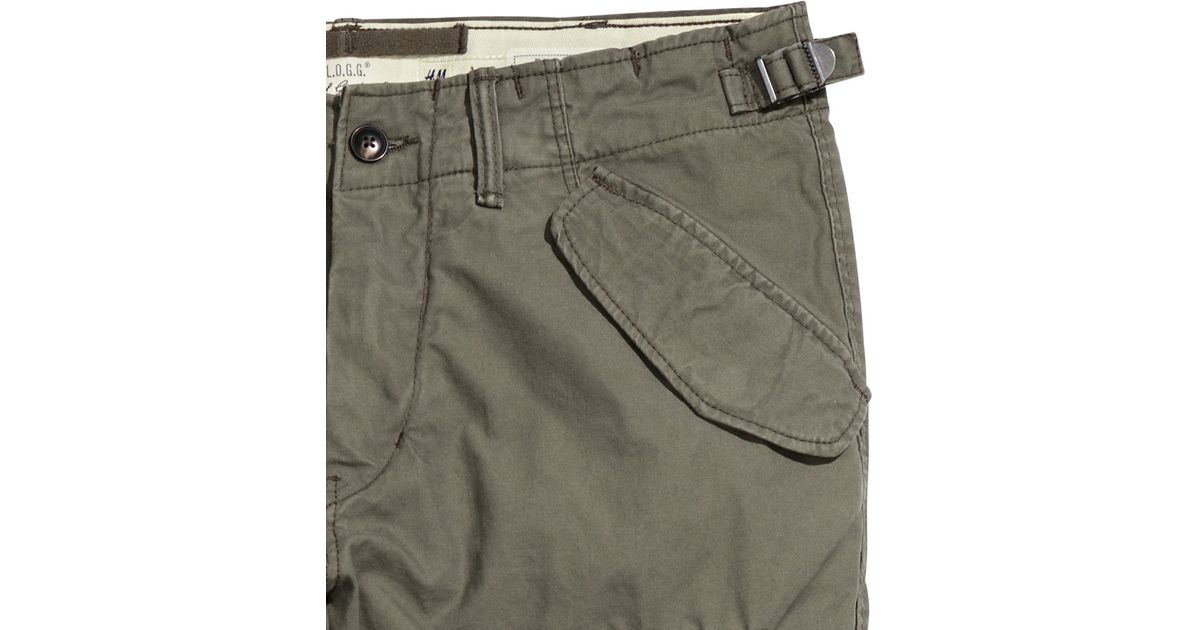 h&m regular fit cargo pants
