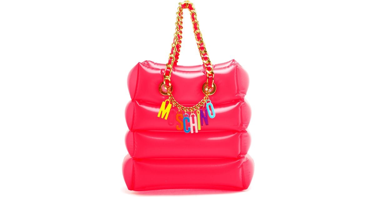 moschino inflatable purse