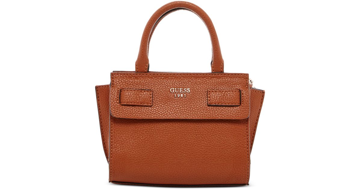 guess mini satchel bag