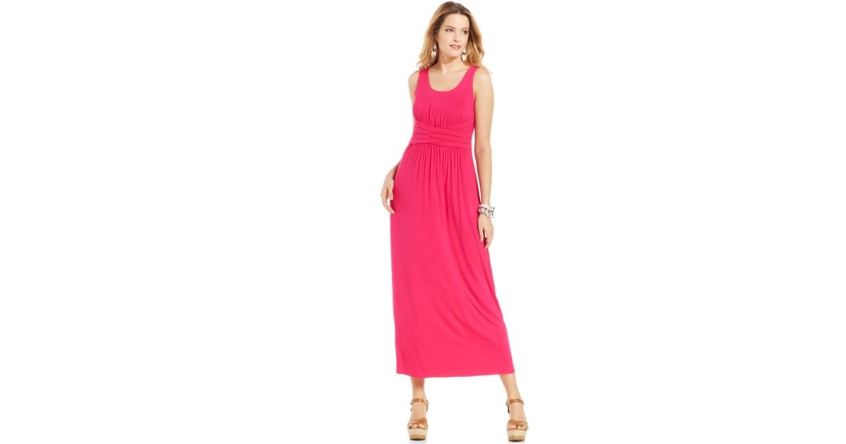 petite empire waist maxi dress