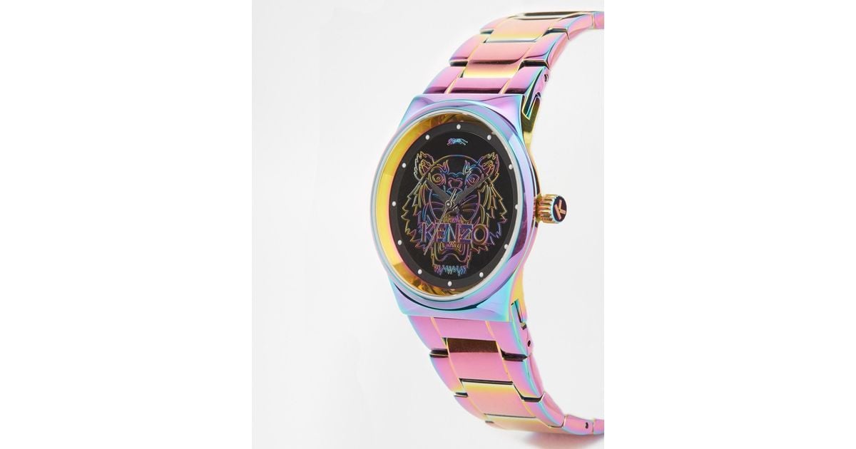 kenzo multicolor watch