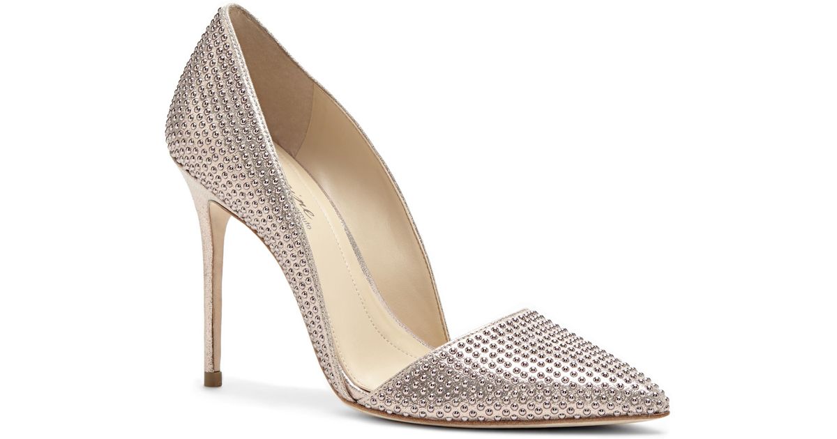 vince camuto rose gold heels