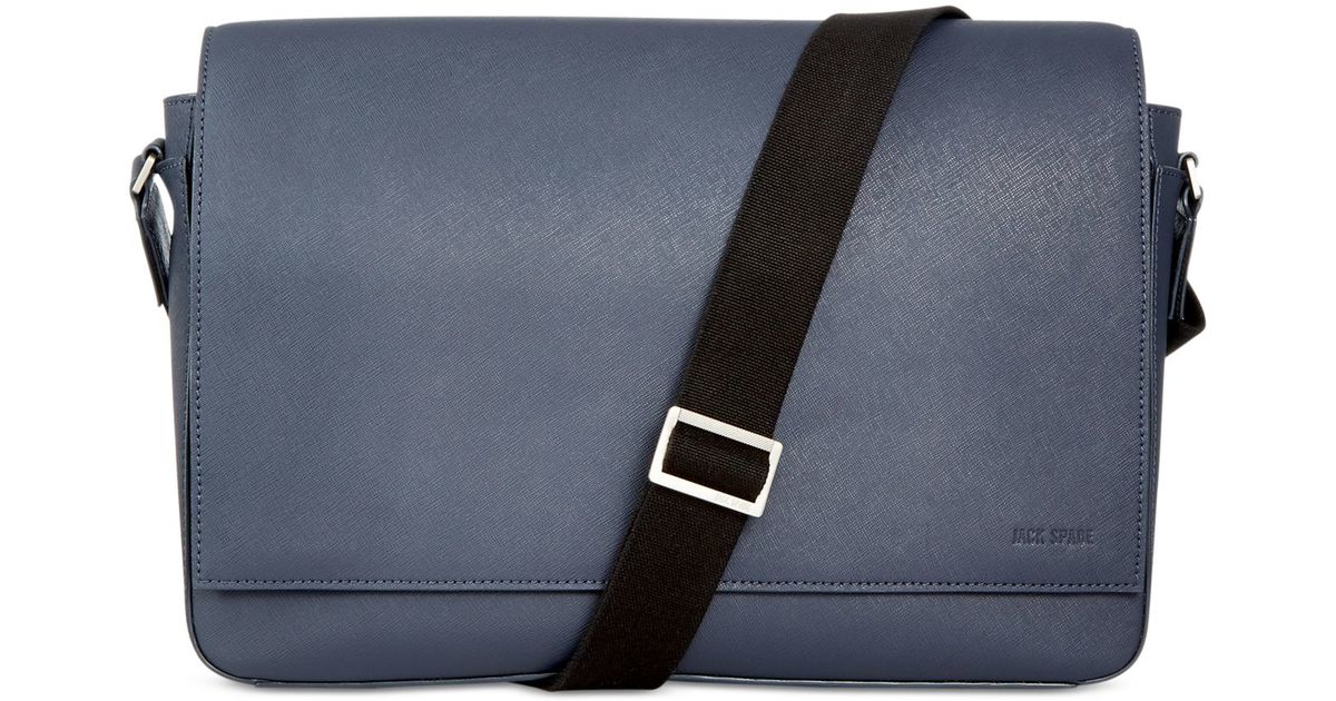 jack spade leather messenger bag
