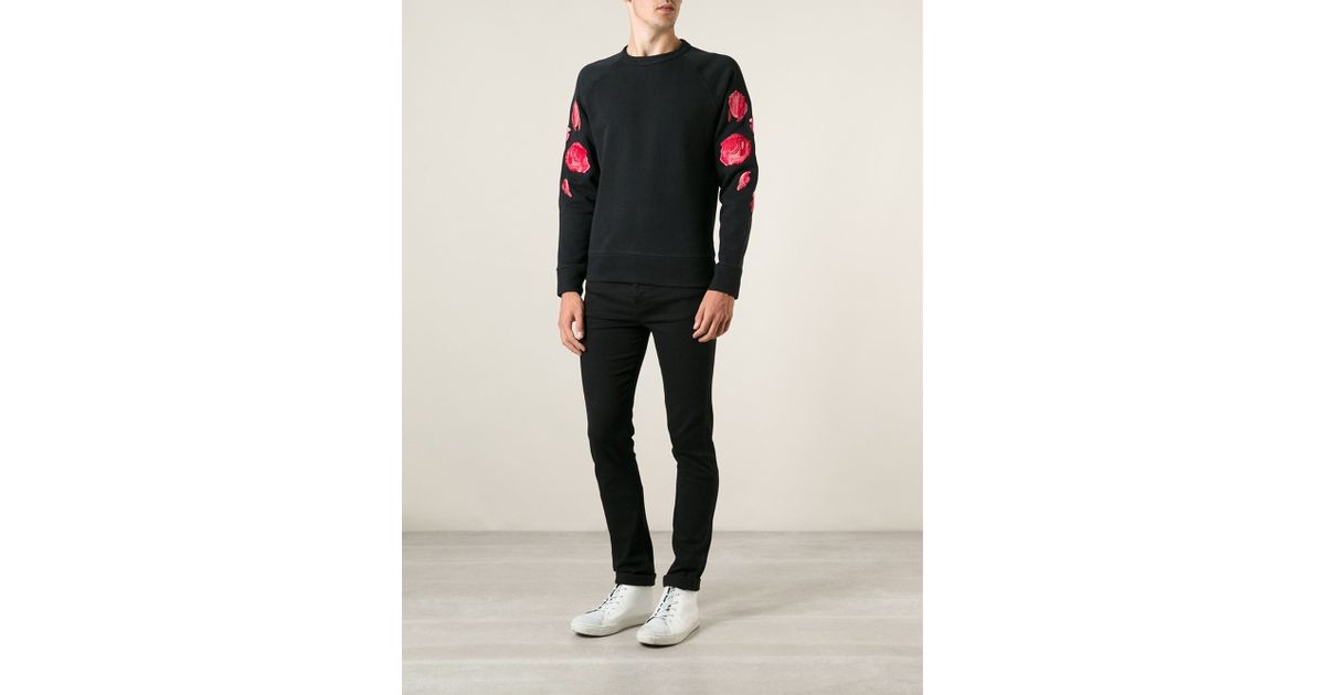 Our Legacy Embroidered Rose Sweatshirt 