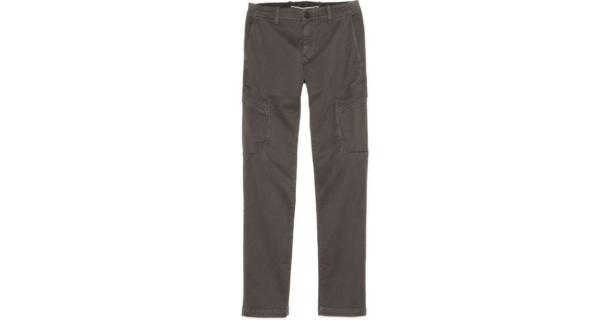 olive green stone island cargo pants