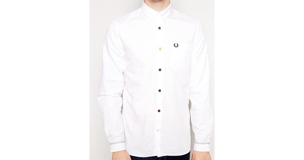 Fred Perry Oxford Shirt With Multi 