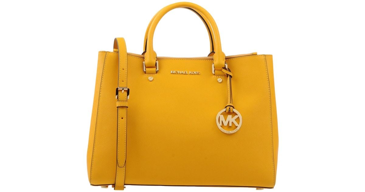 yellow mk purse