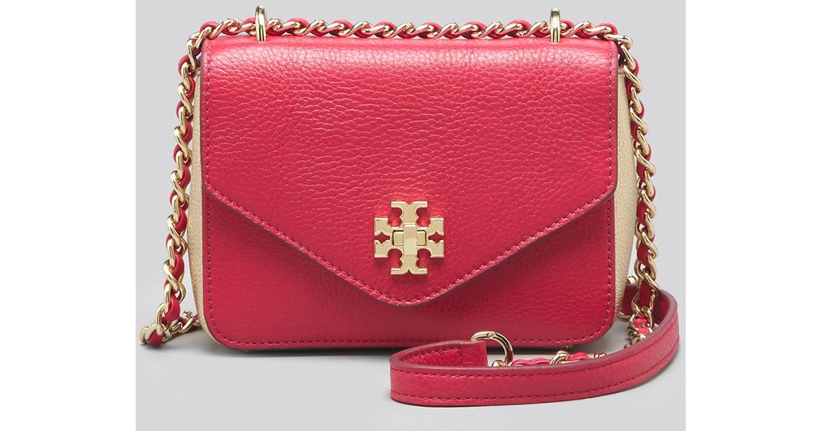 Tory Burch Mini Bag - Kira Chain in Carnation Red/Gold (Red) - Lyst