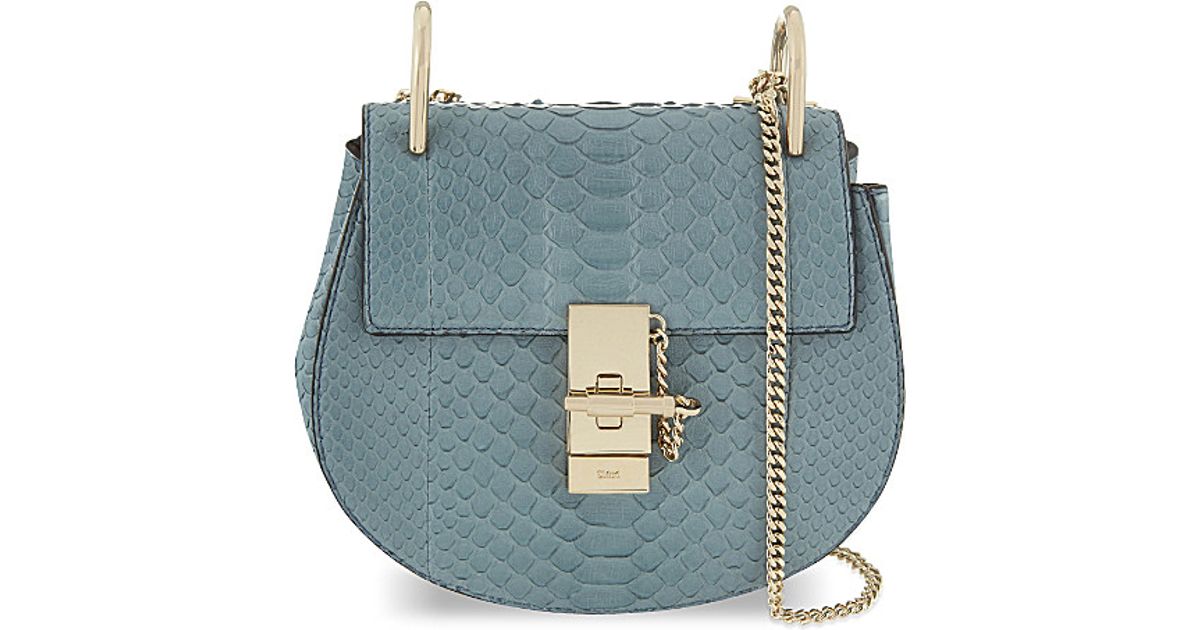 chloe drew bag blue