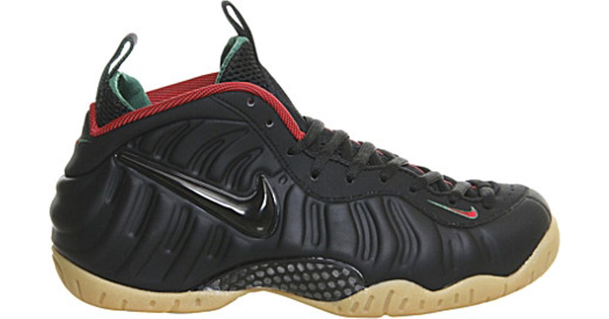 mens black and gold foamposites