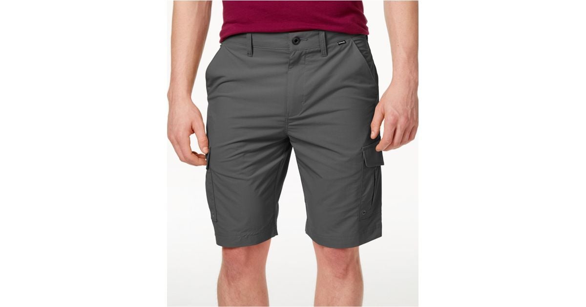 hurley dri fit cargo shorts