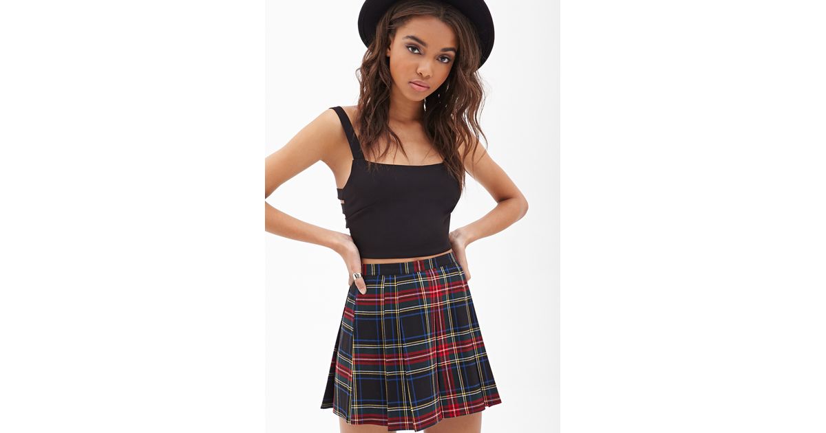 forever 21 tartan skirt