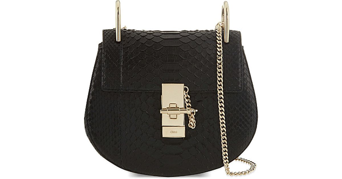 chloe black drew bag