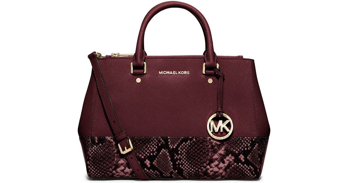 michael kors snake print bag