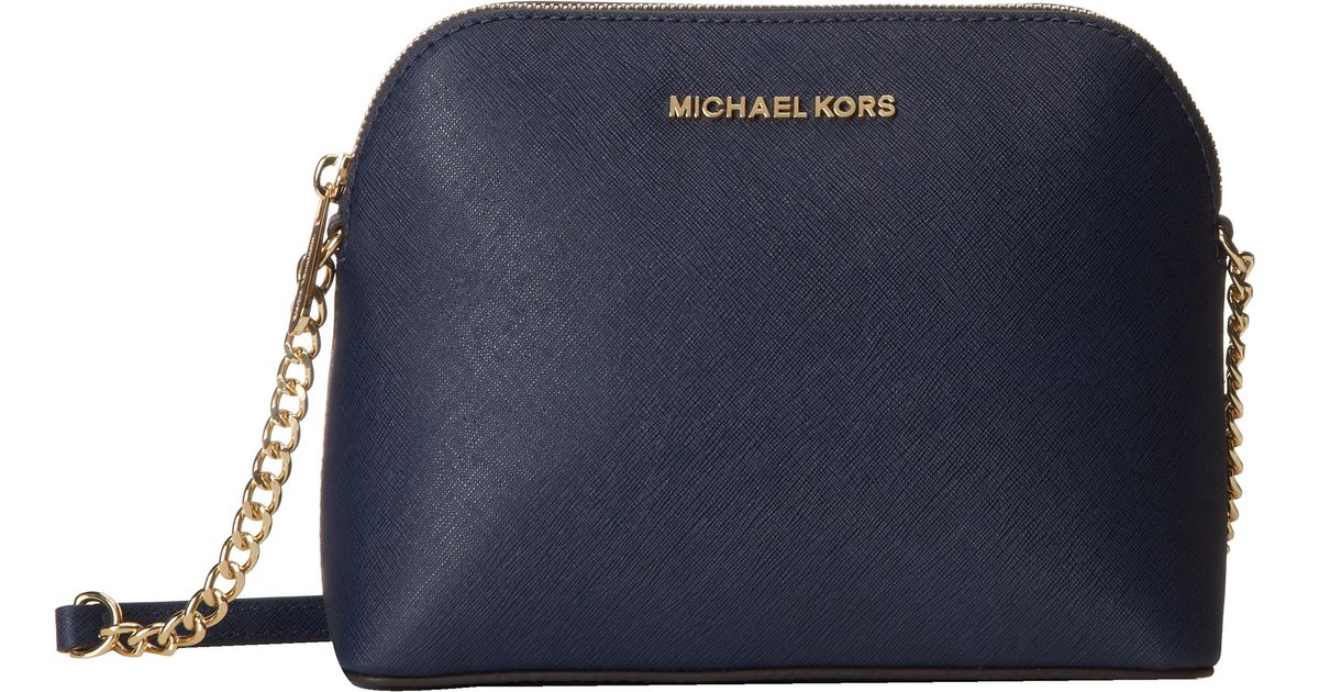 mk crossbody blue