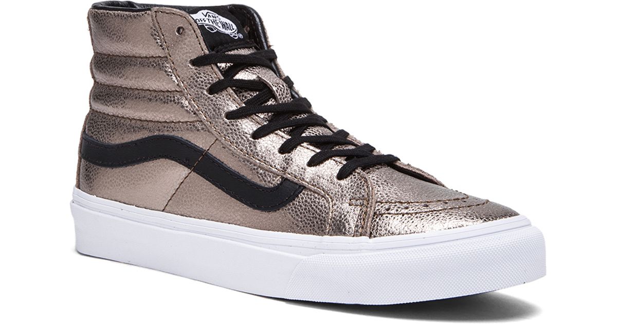 vans checker black and white