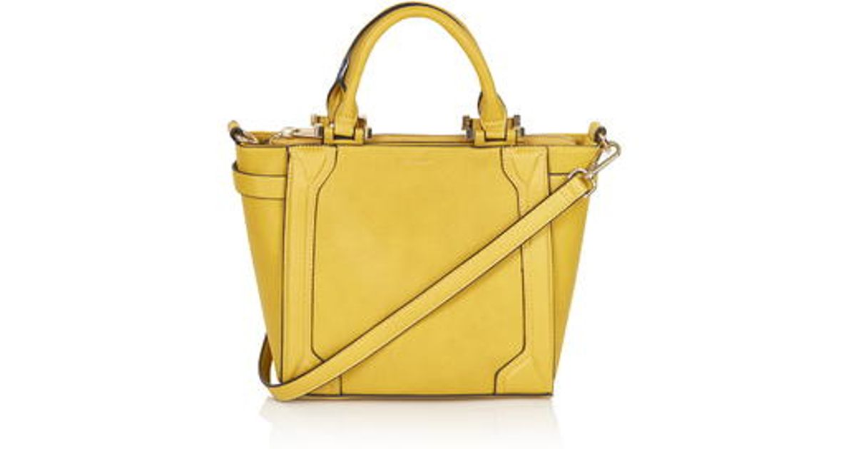 mustard yellow tote bag