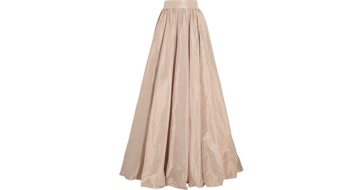 taffeta maxi dress