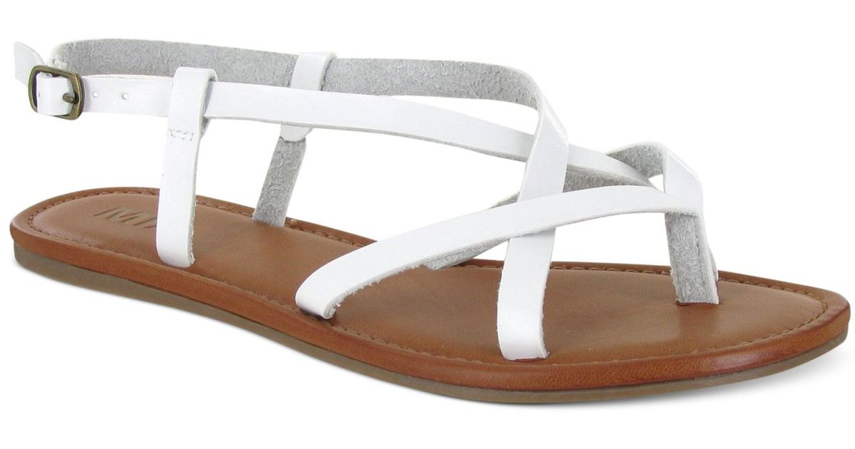 mia white sandals